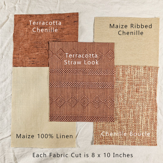 Terracotta Maize Textures Fabric Bundle
