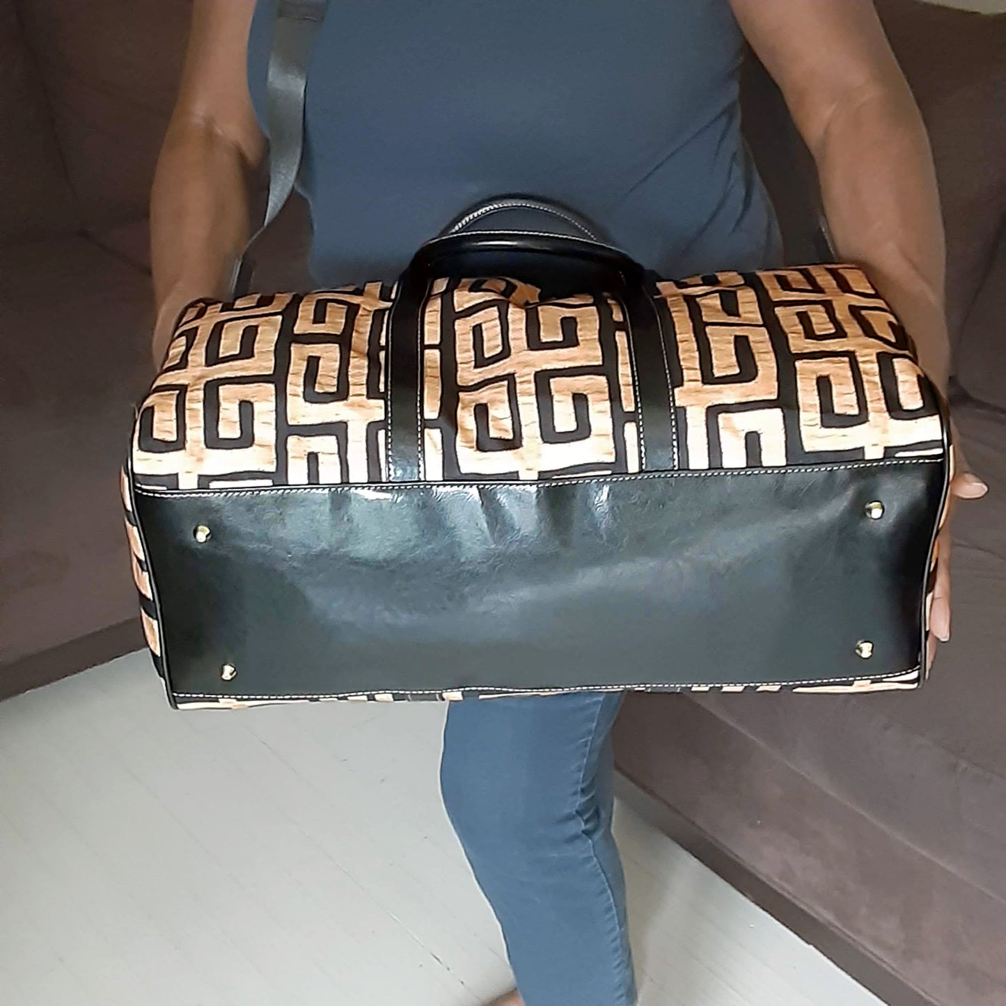 Boho Travel Bag in African Prints