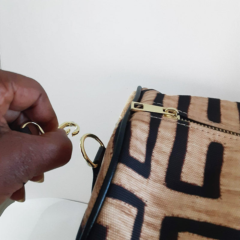 Boho Travel Bag in African Prints