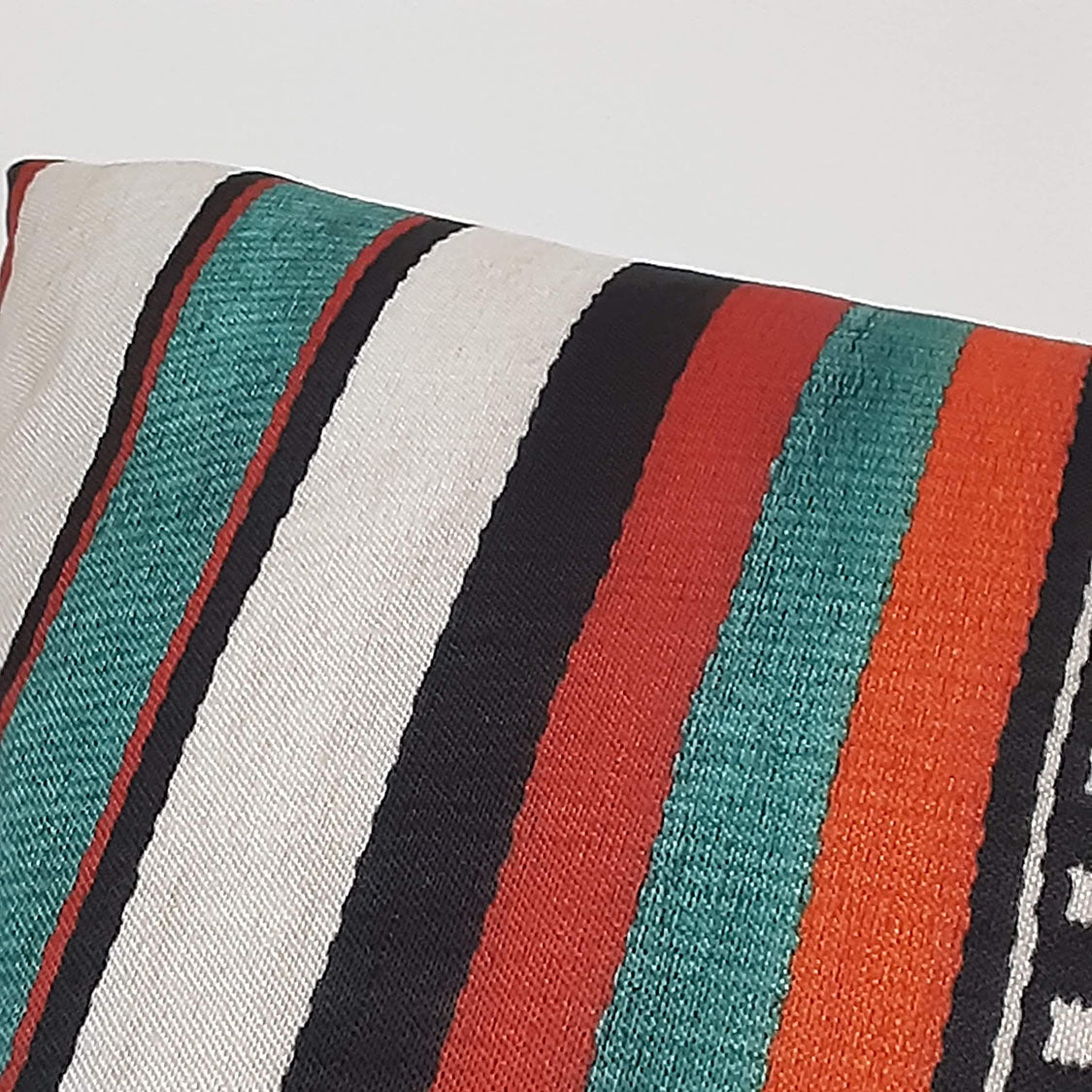 AnitaveeTextile African Pillows in Vibrant Colorful Stripes - 3 Sizes