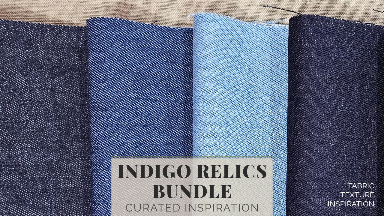 Indigo Relics Fabric Bundle