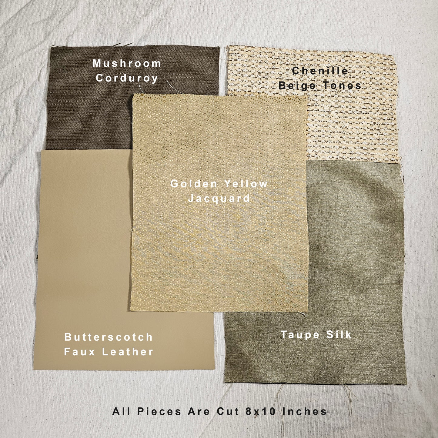 Golden Mushroom Glow Fabric Bundle