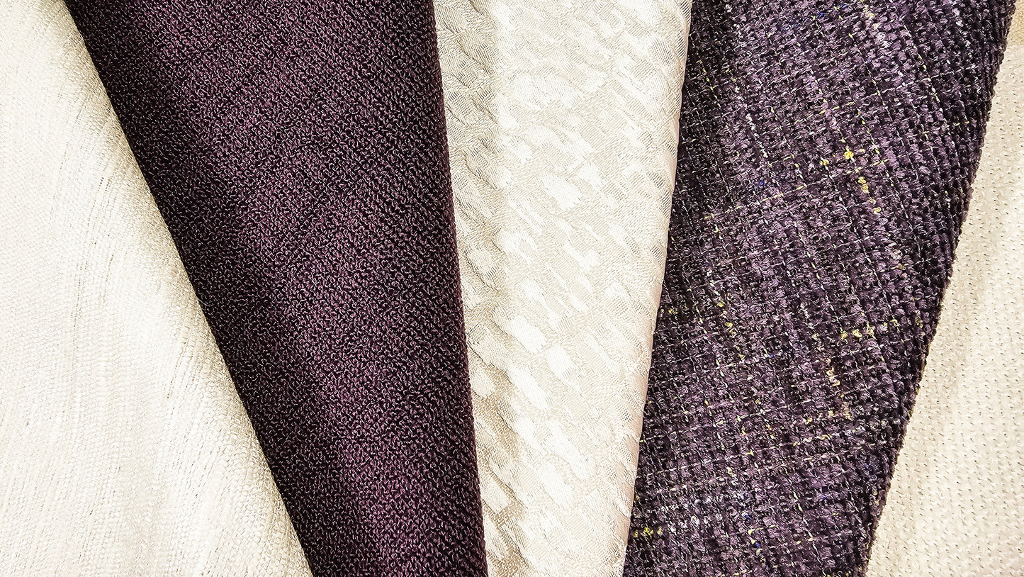 Dusty Lavender Grape Fabric Bundle