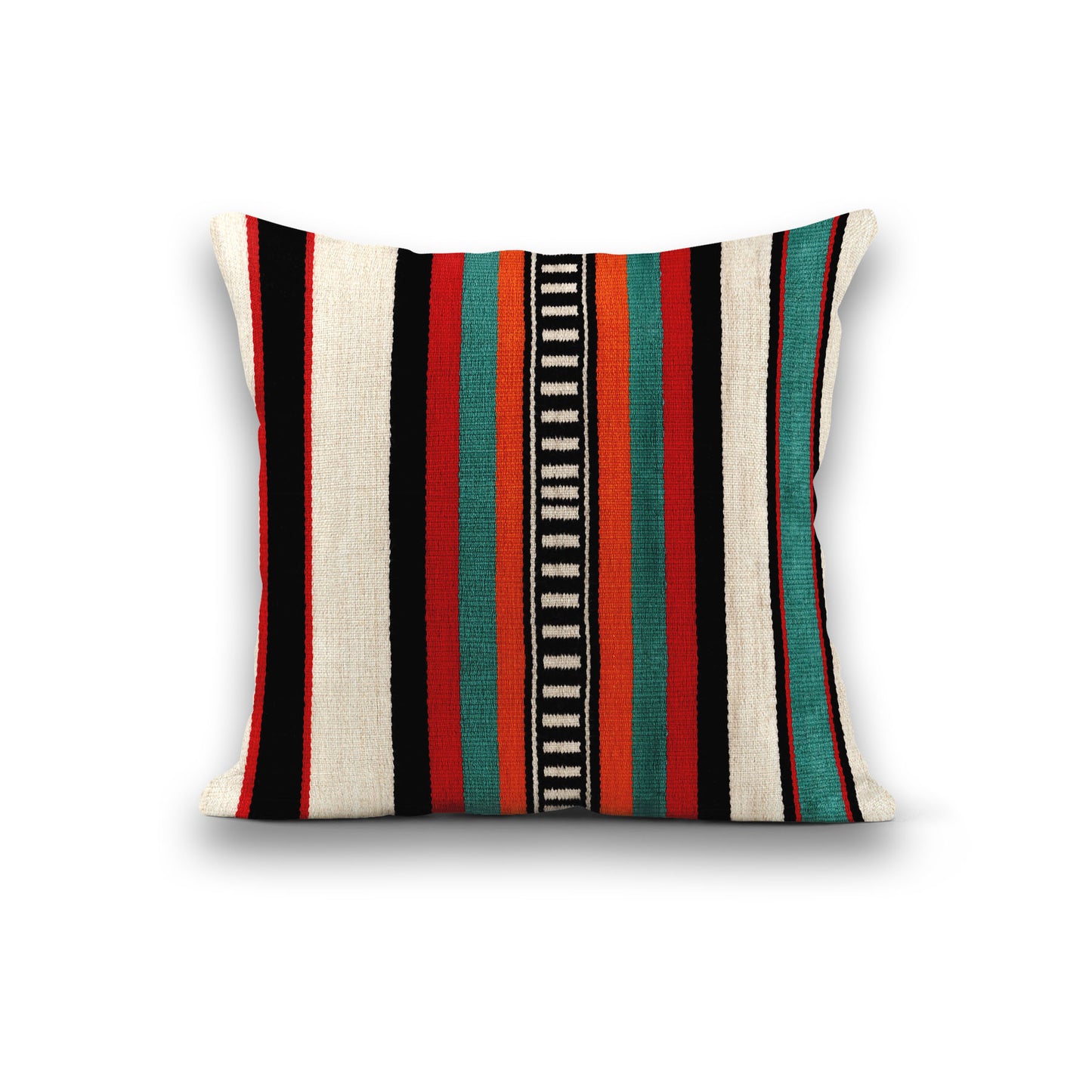 AnitaveeTextile African Pillows in Vibrant Colorful Stripes - 3 Sizes